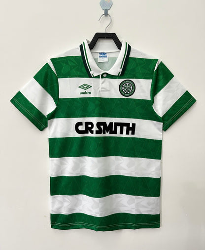 Celtic 1989/91 Home Retro Jersey - front view