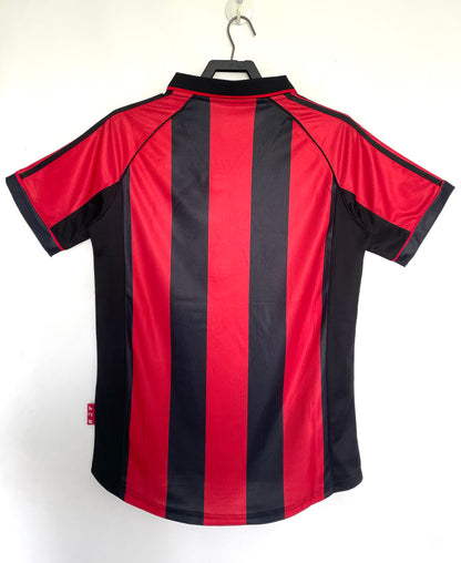 AC Milan 1998/99 Home Retro Jersey - back view