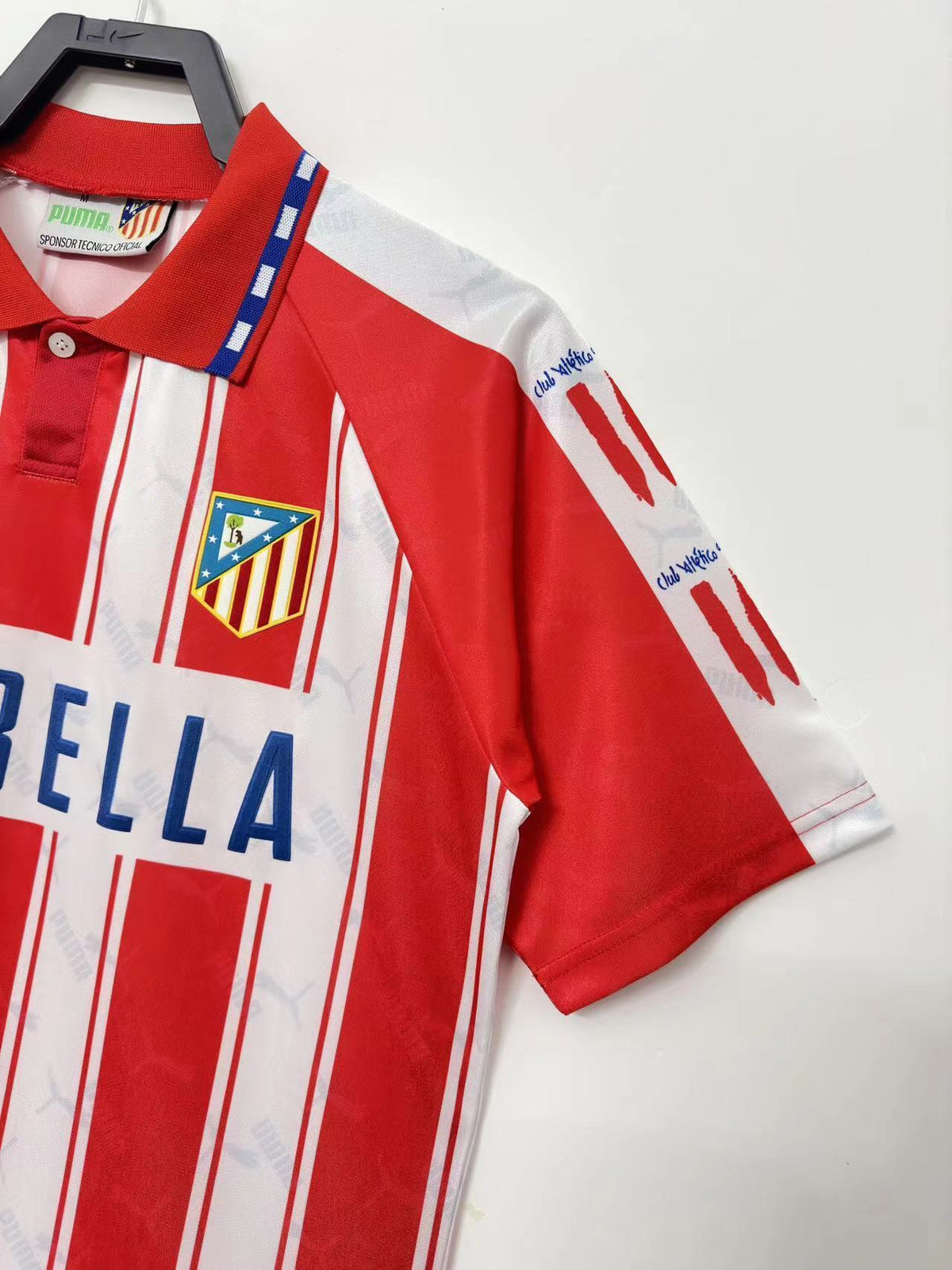 Atletico Madrid 1994/95 Home Retro Jersey - front view