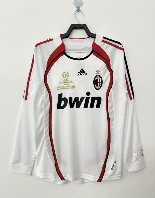 AC Milan 2006/07 Away Long Sleeve Retro Jersey - front view