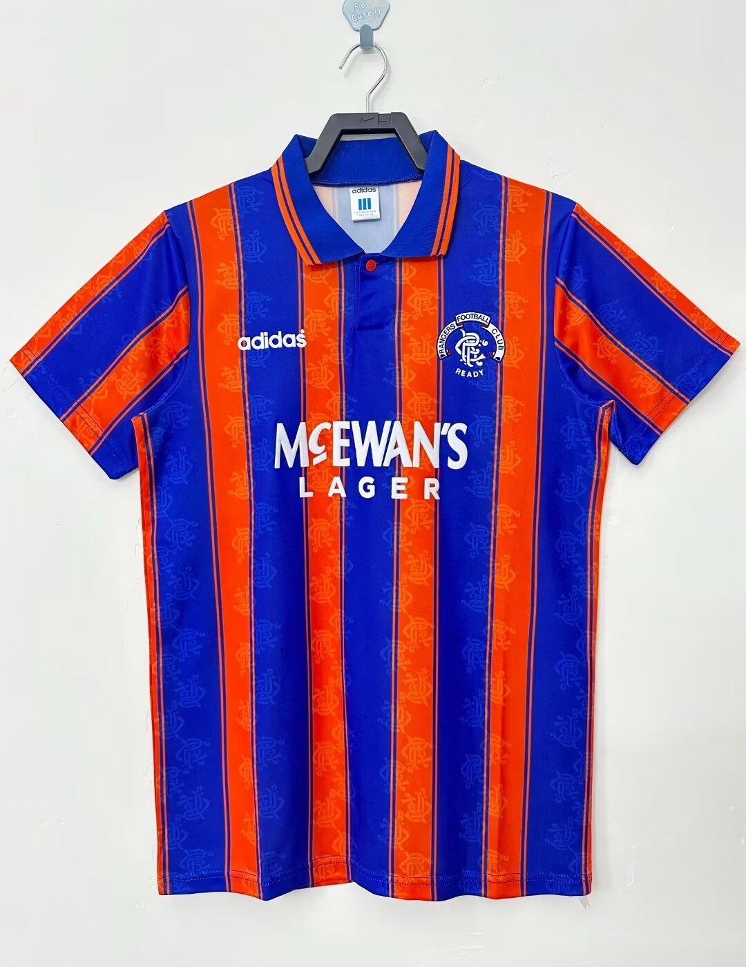 Rangers 1993/94 Away Retro Jersey - front view