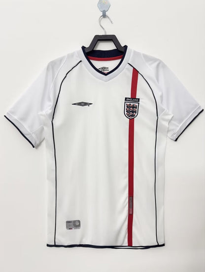 England 2002 Home Retro Jersey - front view