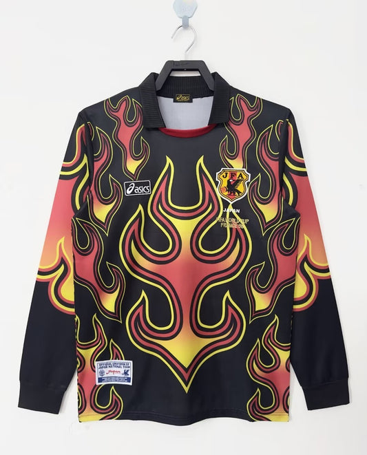 Japan 1998 Long Sleeve Retro Goalkeeper Jersey - front view