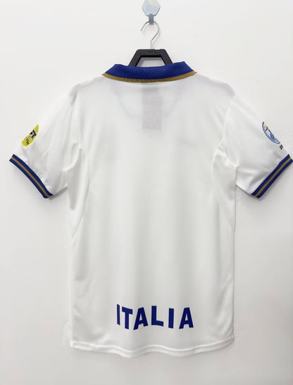 Italy 1996 Away Retro Jersey - back view