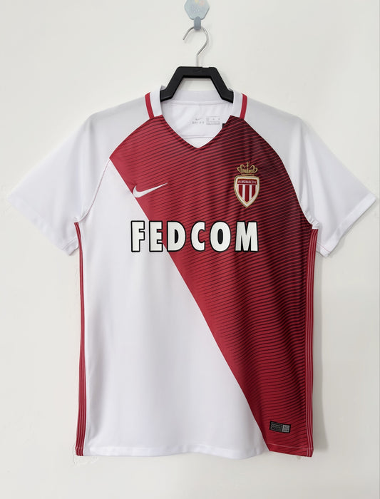 Monaco 2016/17 Home Champions League Edition Retro Jersey - front view