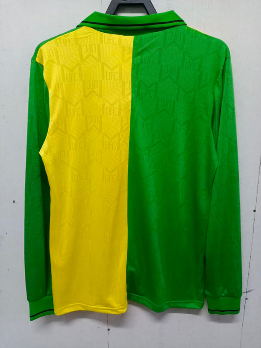Manchester United 1992/94 Away Long Sleeve Retro Jersey - back view