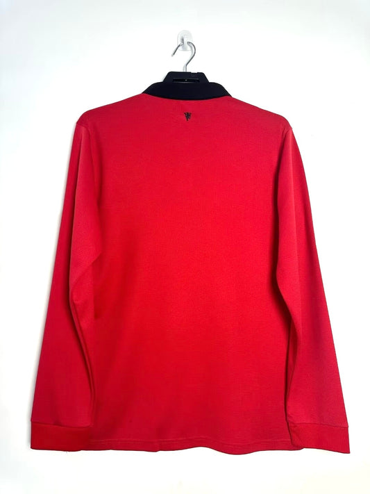 Manchester United 2013/14 Home Long Sleeve Retro Jersey - back view