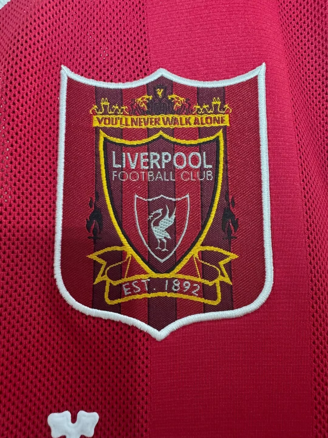 Liverpool 1995/96 Home Retro Jersey - detail view