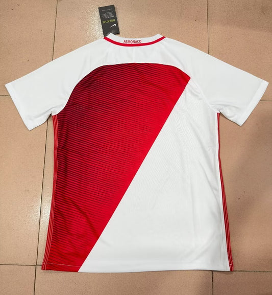 Monaco 2016/17 Home League Edition Retro Jersey - back view