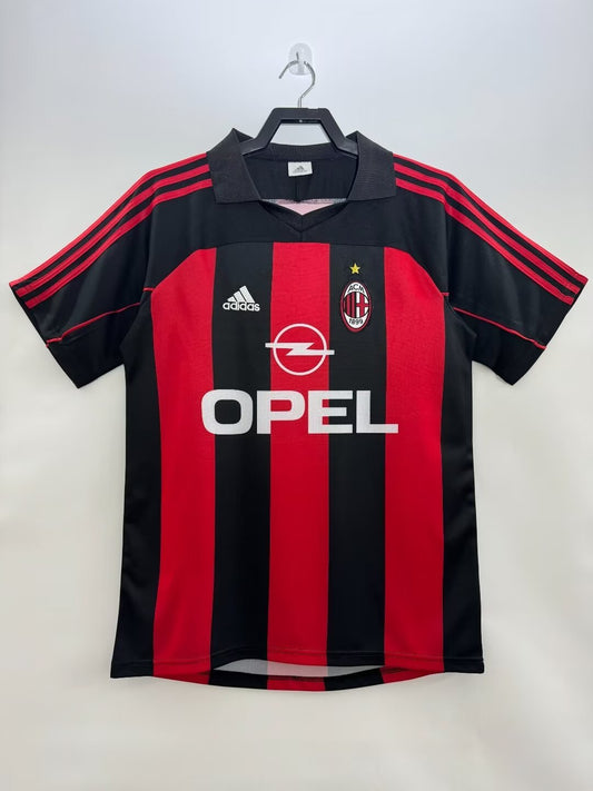 AC Milan 2000/02 Home Retro Jersey - front view