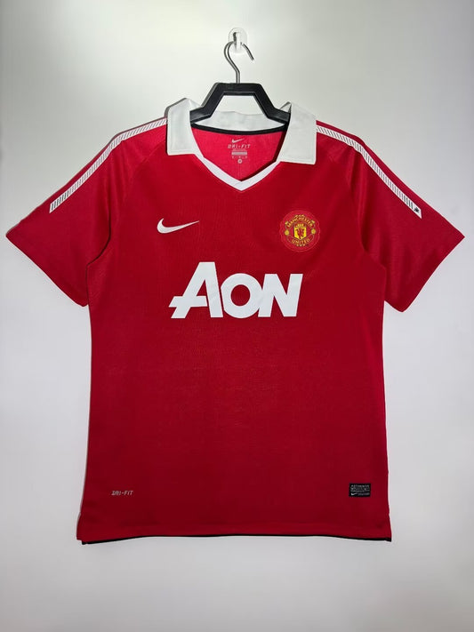 Manchester United 2010/11 Home Retro Jersey - front view