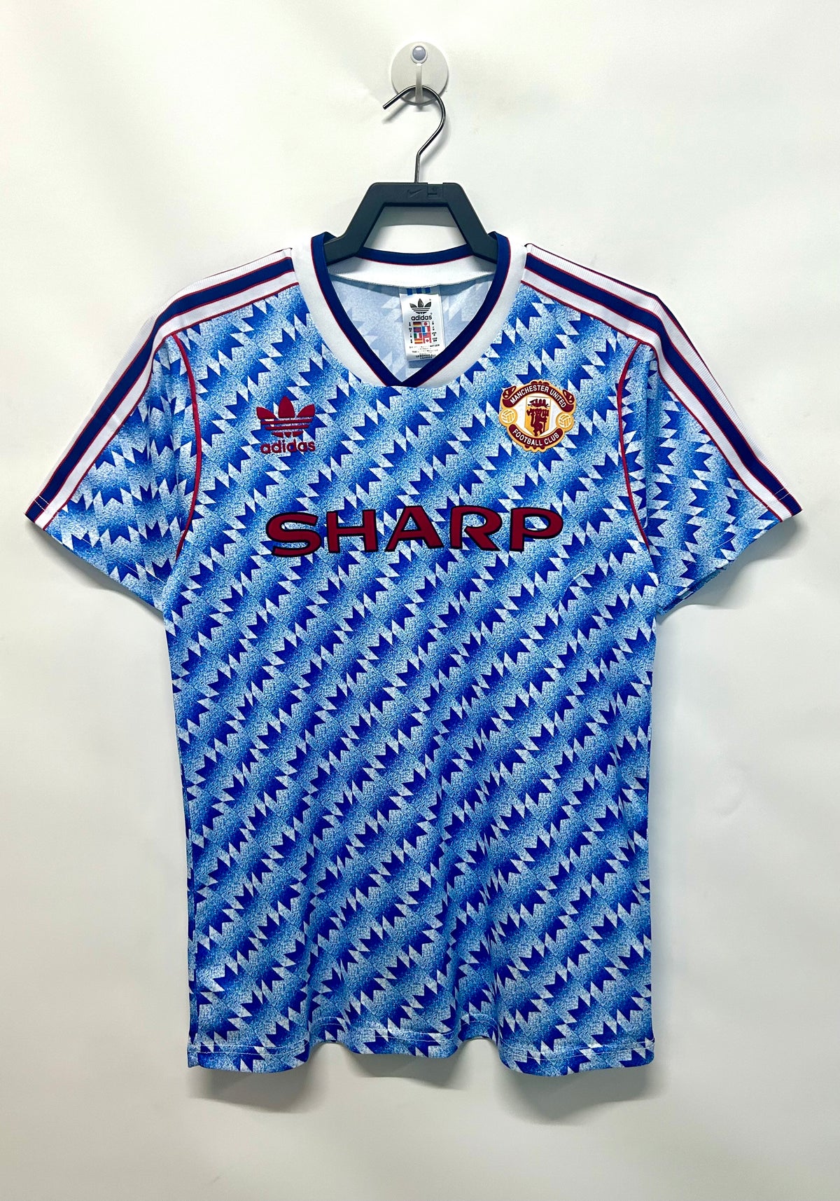 Manchester United 1990/92 Away Retro Jersey - front view