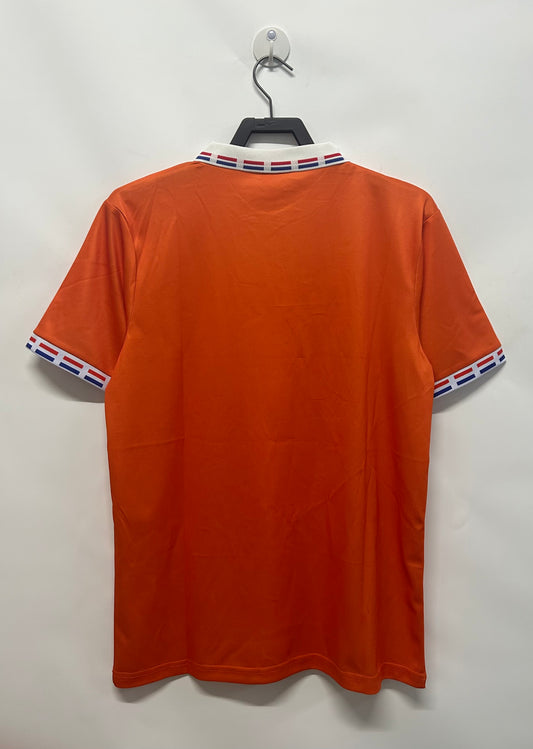 Netherlands 1996 Home Retro Jersey - back view