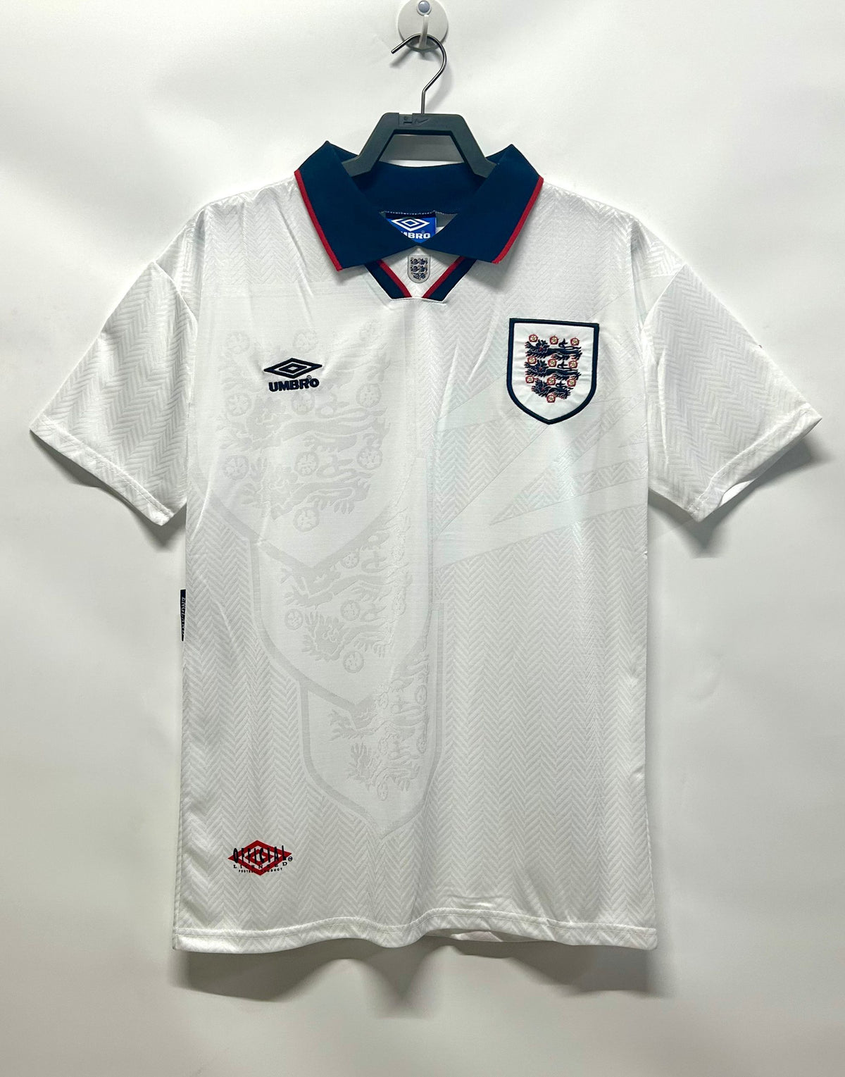 England 1994/95 Home Retro Jersey - front view