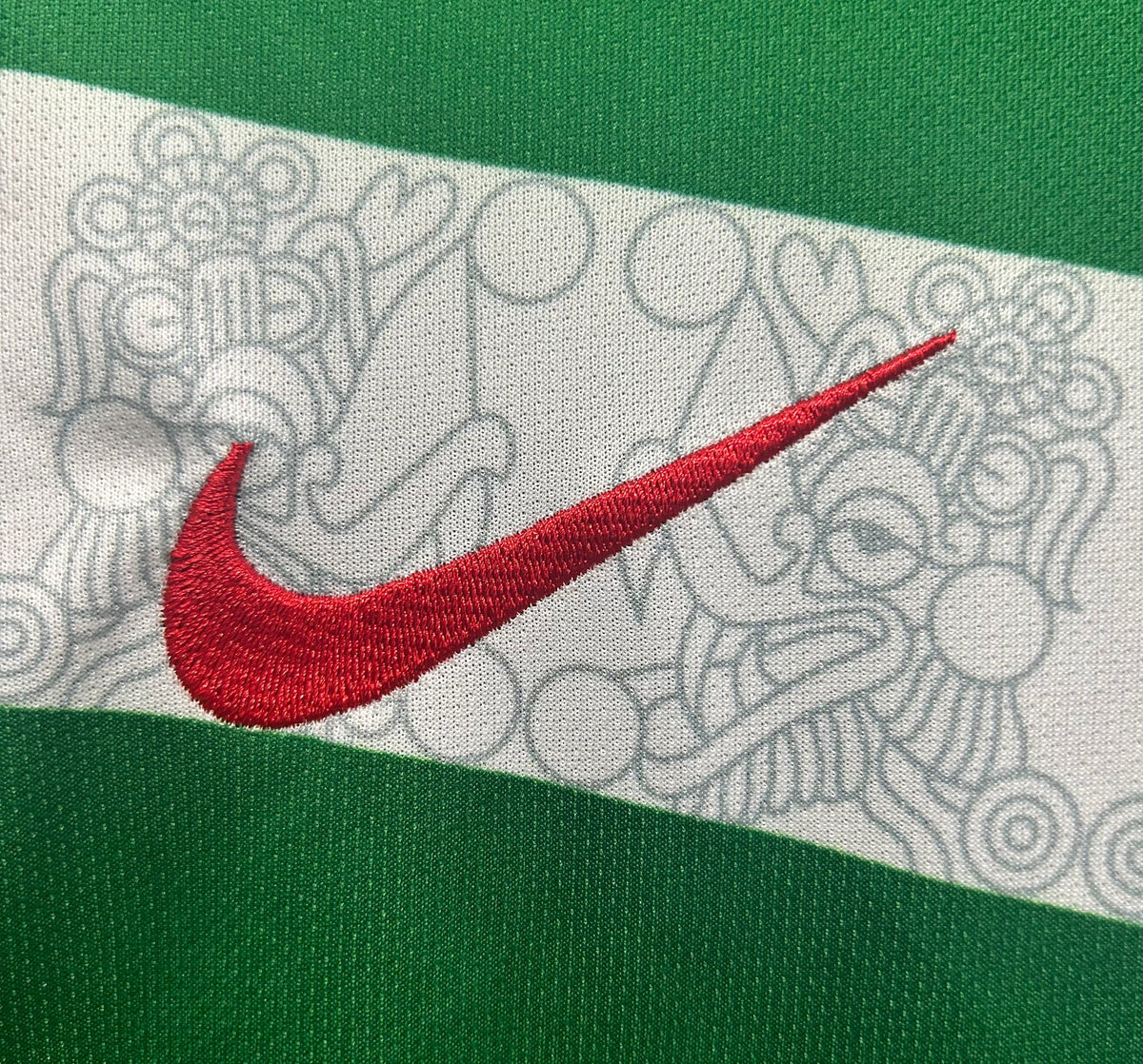 Mexico 2006 Home Retro Jersey - detail view