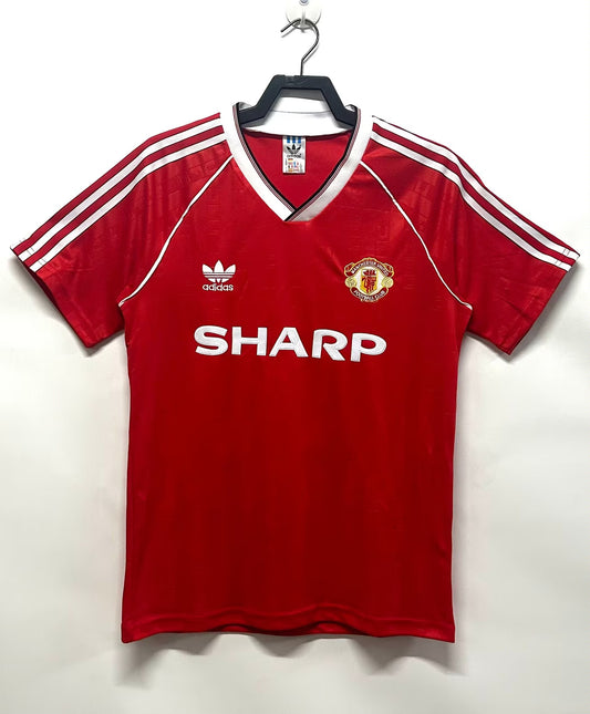Manchester United 1988/90 Home Retro Jersey - front view
