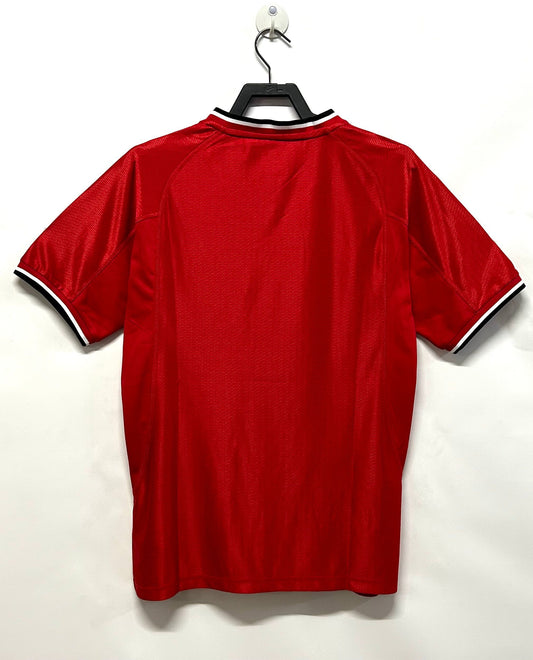 Manchester United 2000/02 Home Retro Jersey - back view
