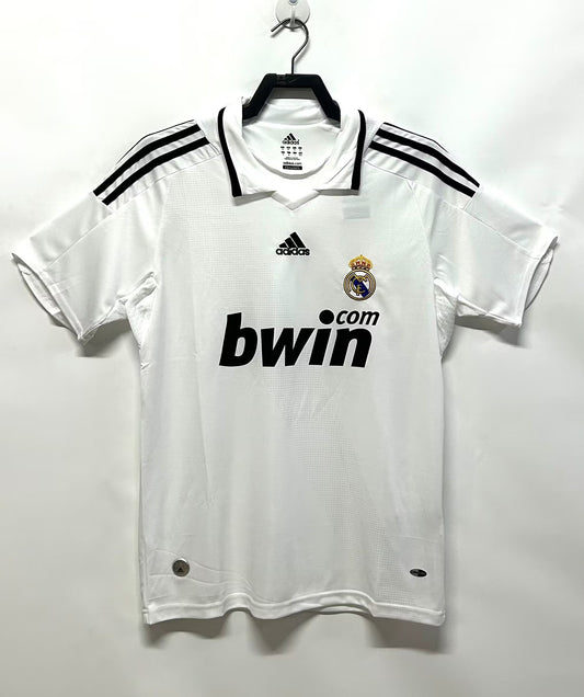 Real Madrid 2008/09 Home Retro Jersey - front view