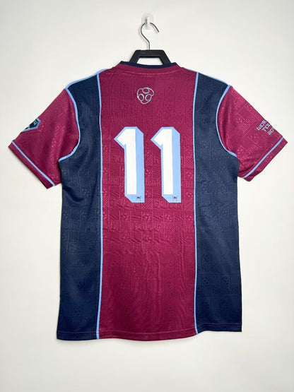 Iron Maiden 2011 Away Football Jersey - back view