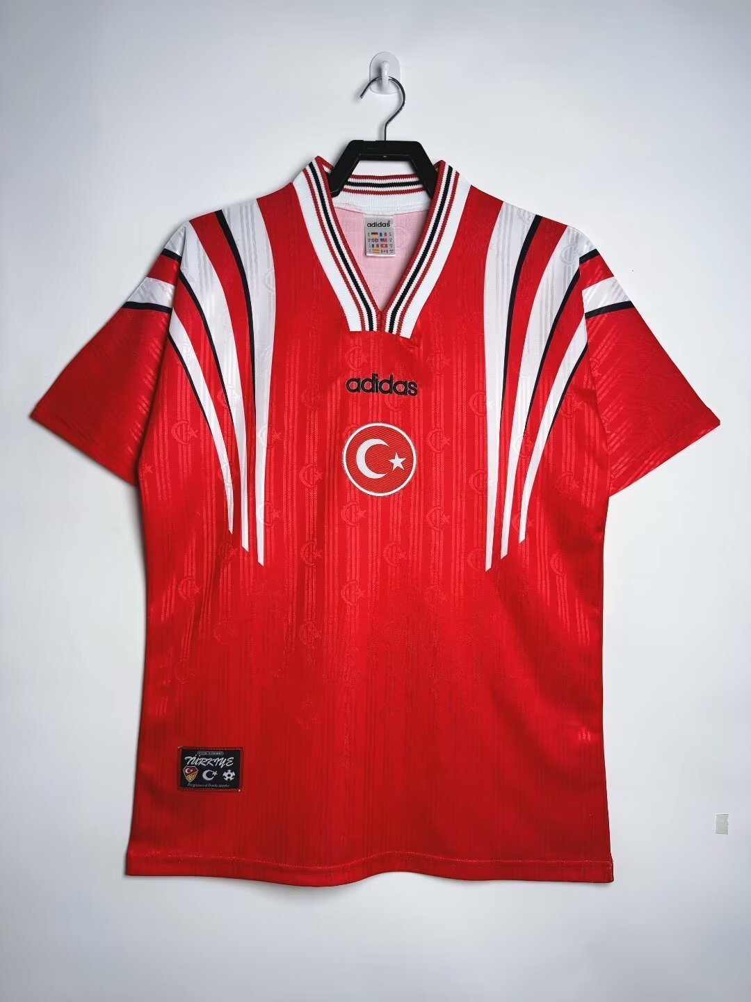 Turkey 1996 Home Retro Jersey - front view