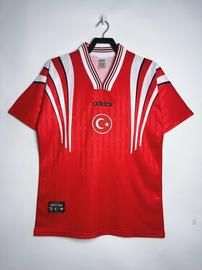 Turkey 1996 Home Retro Jersey - front view