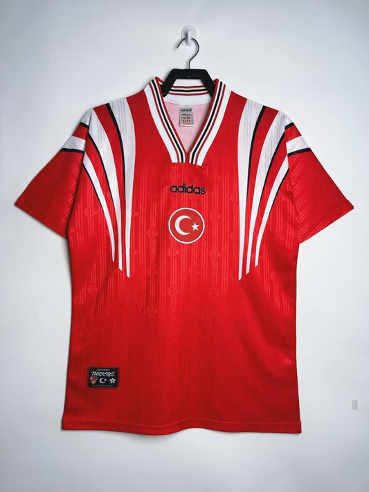 Turkey 1996 Home Retro Jersey - front view