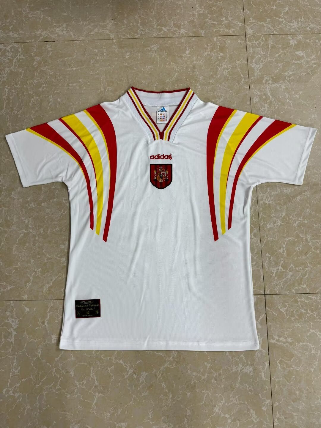 Spain 1996 Third Retro Jersey - front view