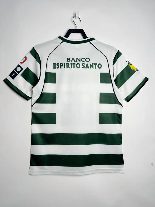 Sporting CP 2001/03 Home Retro Jersey - back view