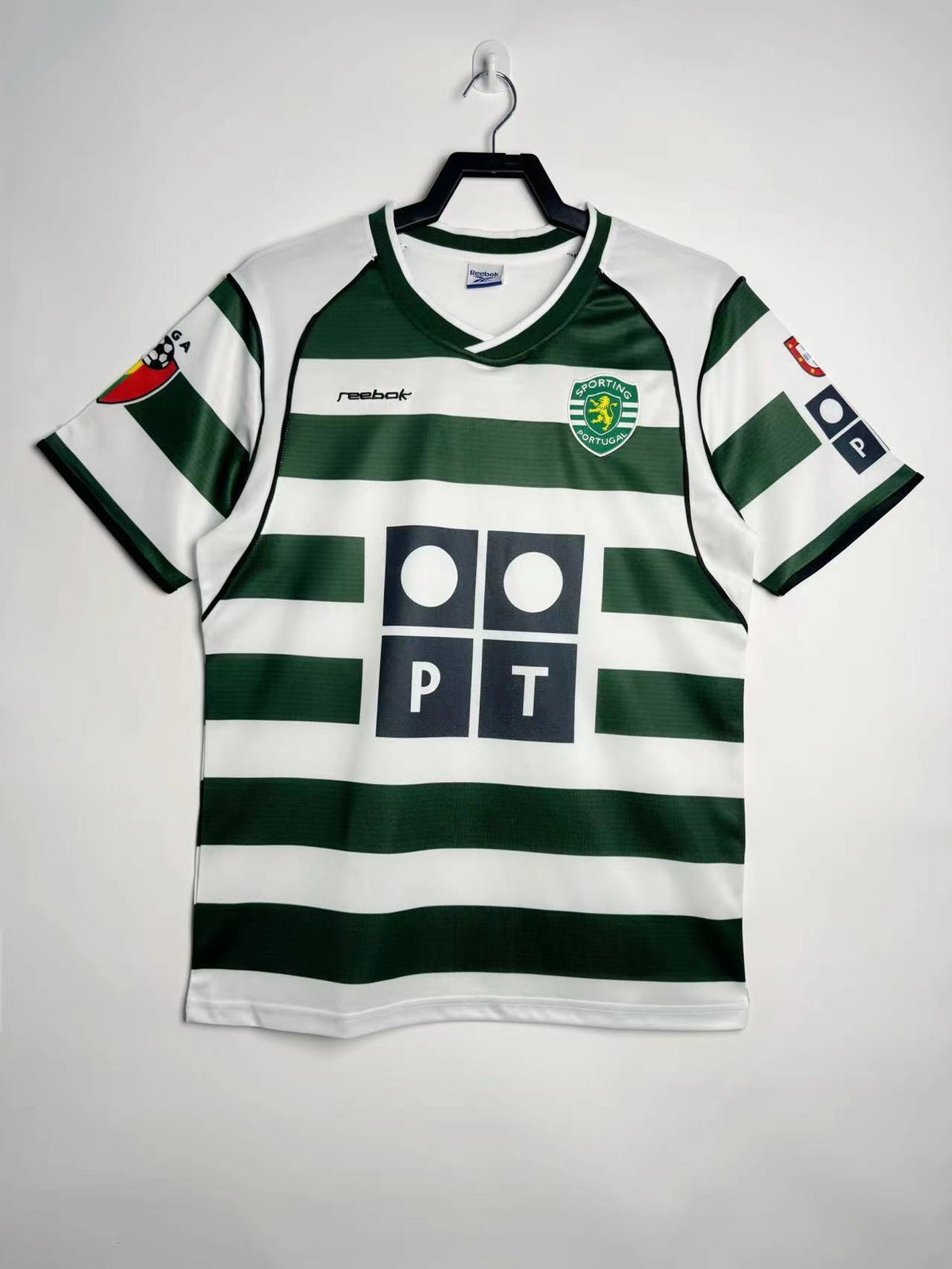 Sporting CP 2001/03 Home Retro Jersey - front view