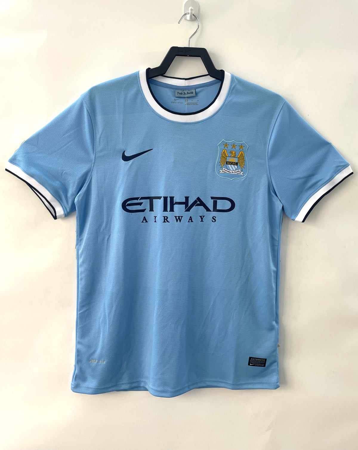 Manchester City 2013/14 Home Retro Jersey - front view
