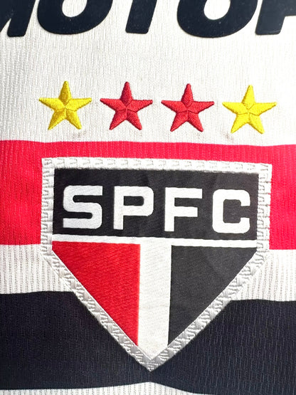 Sao Paulo 2000 Home Collared Retro Jersey - detail view