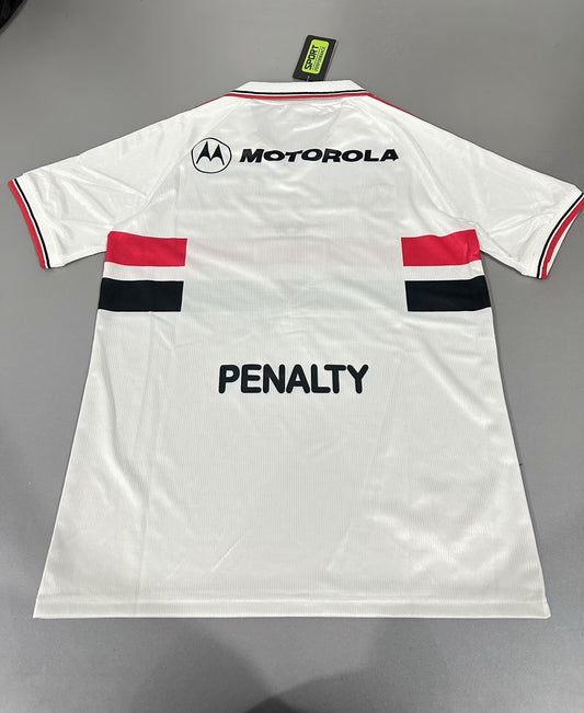 Sao Paulo 2000 Home Collared Retro Jersey - back view