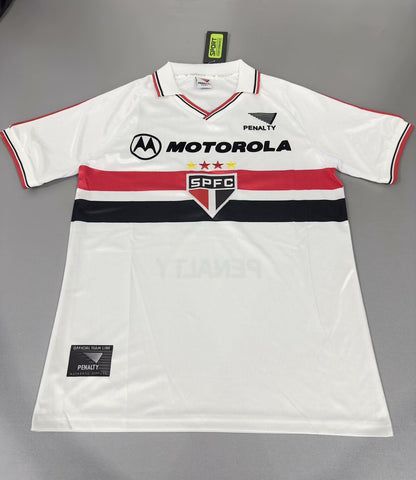 Sao Paulo 2000 Home Collared Retro Jersey - front view