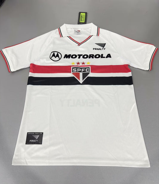 Sao Paulo 2000 Home Collared Retro Jersey - front view