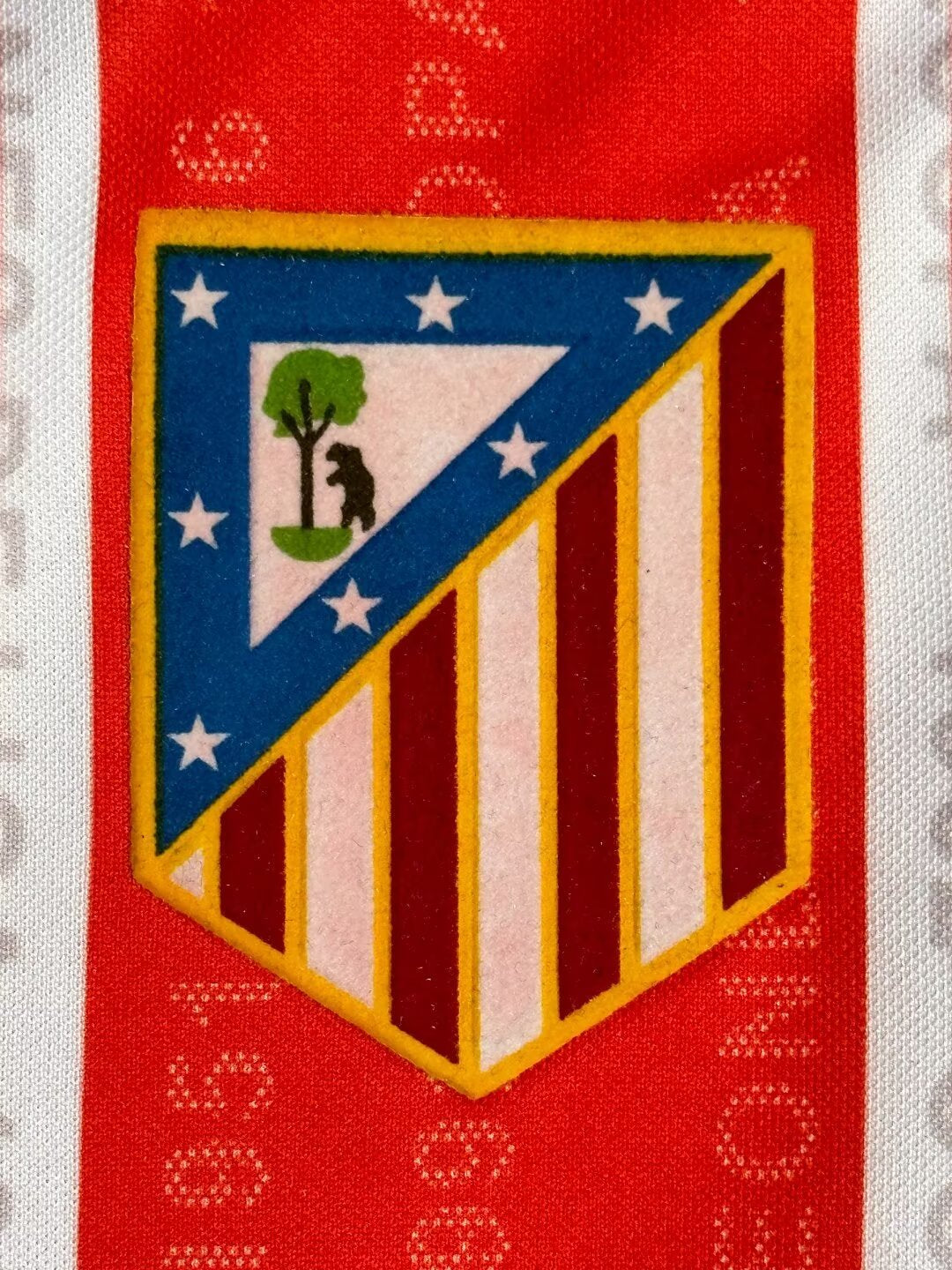 Atletico Madrid 1995/96 Home Retro Jersey - detail view