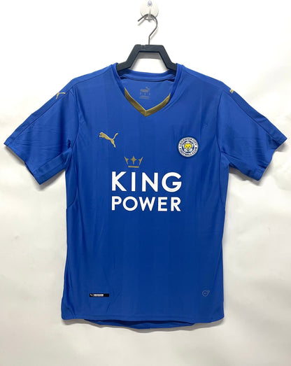 Leicester City 2015/16 Home Retro Jersey - front view