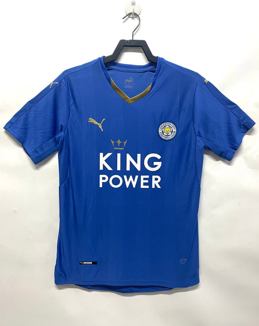 Leicester City 2015/16 Home Retro Jersey - front view