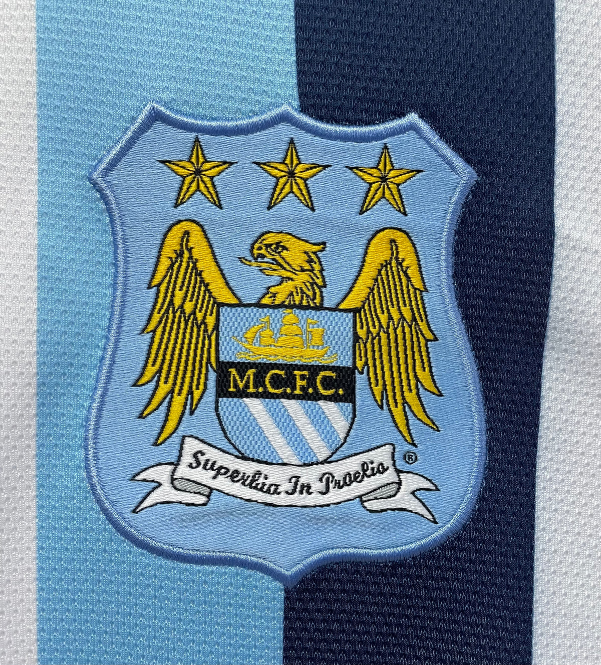 Manchester City 2013/14 Third Retro Jersey - detail view