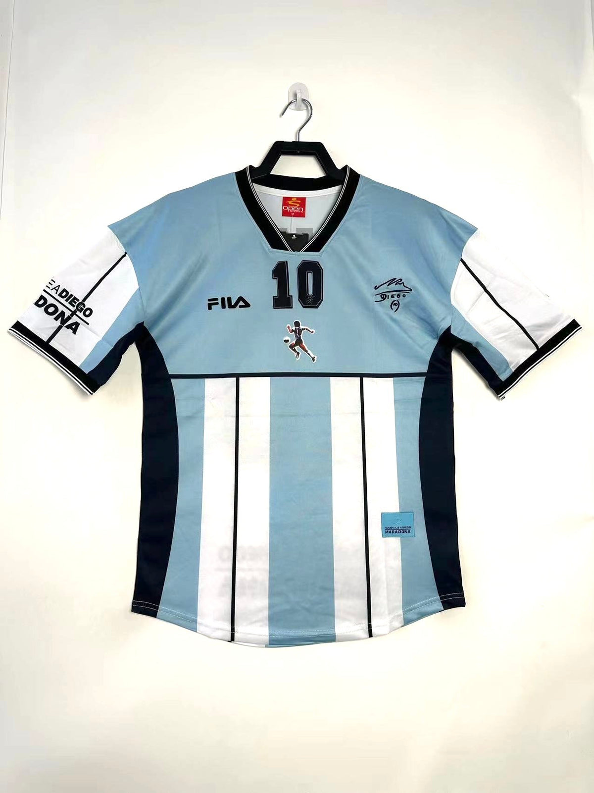 Diego Maradona 2001 Tribute Retro Jersey - front view