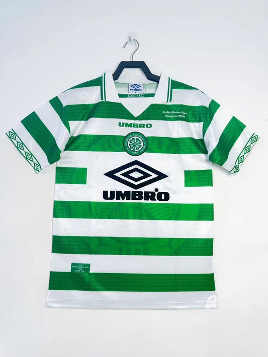 Celtic 1997/99 Home Retro Jersey - front view