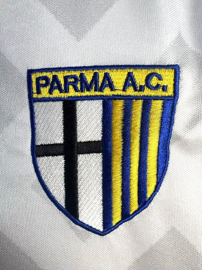 Parma 1995/97 White Retro Jersey - detail view