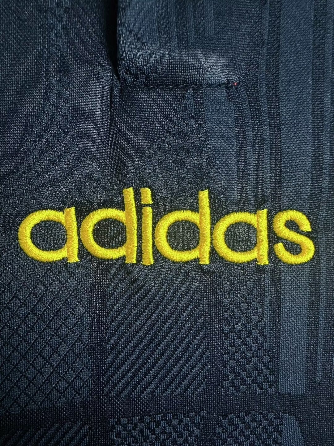Spain 1996 Away Jacquard Retro Jersey - detail view