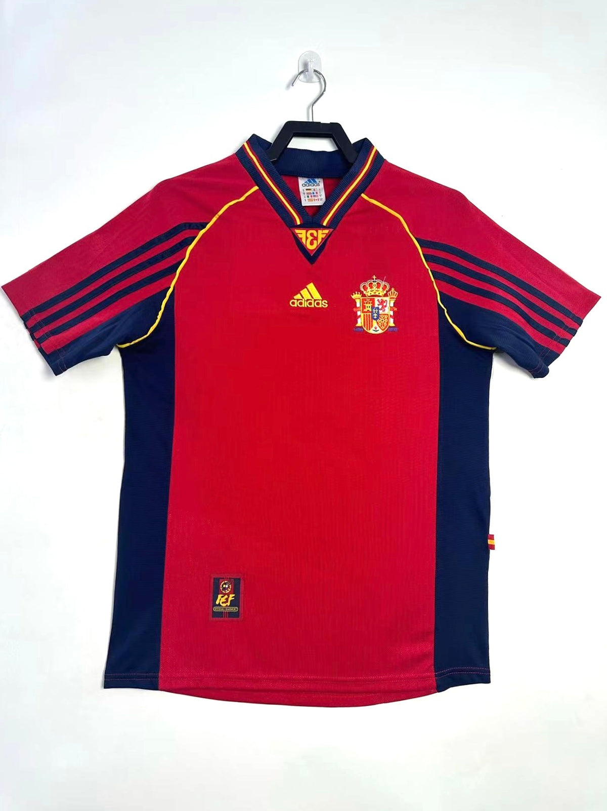 Spain 1998 Home Retro Jersey - front view