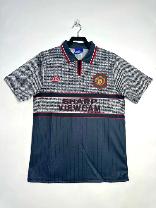 Manchester United 1995/96 Away Retro Jersey - front view