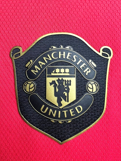 Manchester United 2019/20 Home Long Sleeve Retro Jersey - detail view