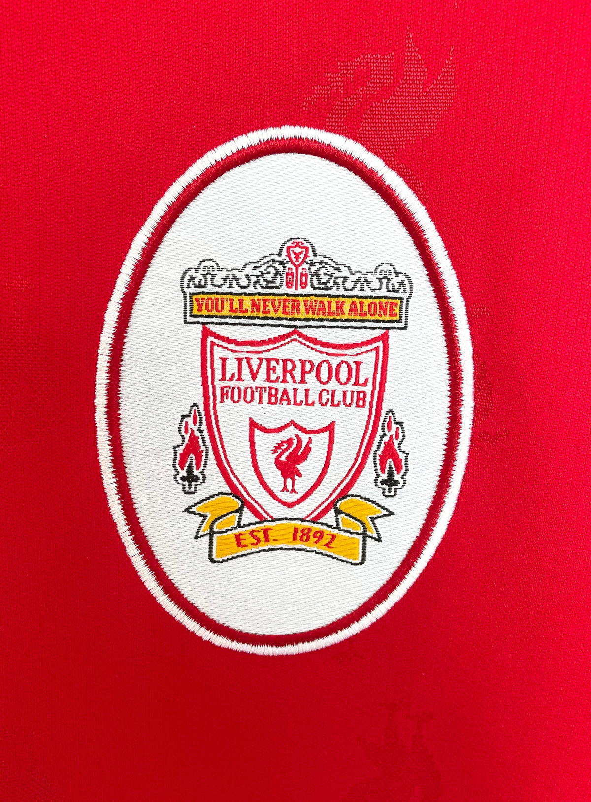 Liverpool 1996/97 Home Long Sleeve Retro Jersey - detail view