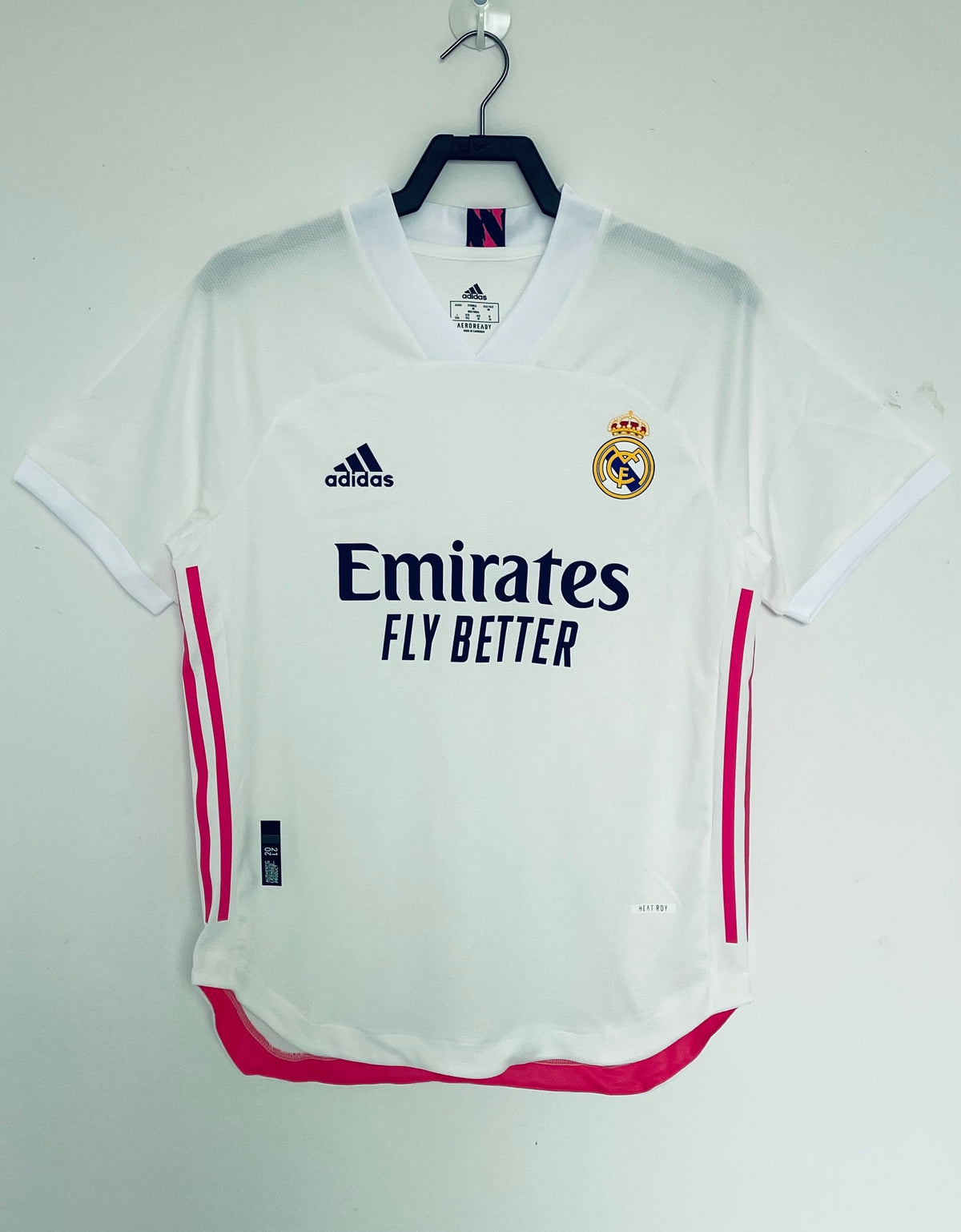 Real Madrid 2021 Home Retro Jersey - front view