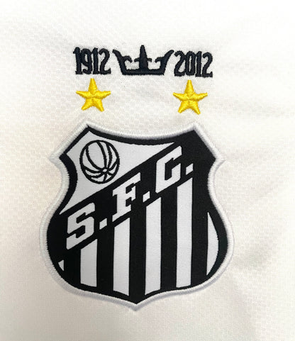 Santos 2012/13 Home Long Sleeve Retro Jersey - detail view