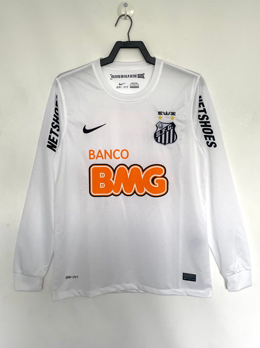Santos 2012/13 Home Long Sleeve Retro Jersey - front view