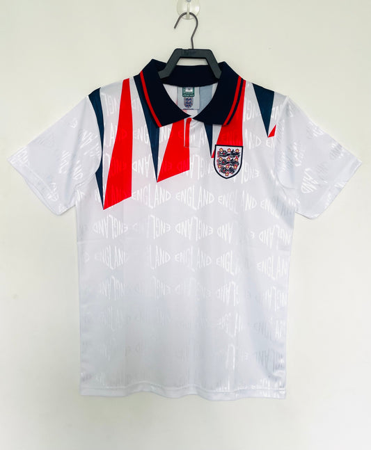 England 1992 Home Retro Jersey - front view
